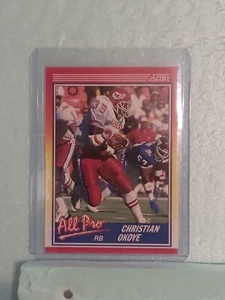 1990 Score All Pro Kansas City Chiefs Christian Okoye #581 Football Card - Picture 1 of 2