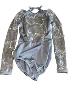 Costume da ballo Revolution argento body taglia MC - Foto 1 di 7