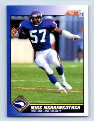 1991 Score Mike Merriweather Minnesota Vikings #17 - Image 1 of 2