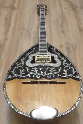 Greek Bouzouki Handmade six string 1960 & Hardcase & Pickup & Tuner&300 B.track - Image 1 of 4