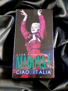 MADONNA SEALED VHS CIAO ITALIA WHO'S THAT GIRL TOUR NTSC 1988 VIDEO TAPE - Picture 1 of 4