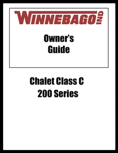 2008 Winnebago Chalet Class C 200 Series Home Owners Operation Manual User Guide - Picture 1 of 5