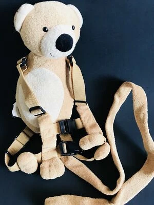 Mochila de seguridad Eddie Bauer bebé niño pequeño dureza oso correa ajustable felpa Foto 1 de 4