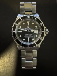 Rolex Submariner Men's Black Watch - 1680 - Picture 1 of 5