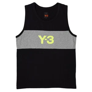 Y-3 - S/S 2004 - logo tank top (black) - men's size L - Foto 1 di 8