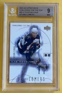 01/02 ILYA KOVALCHUK UPPER DECK CHALLENGE FOR THE CUP ROOKIE RC #95 BGS 9 MINT - Bild 1 von 2