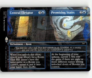 MTG Central Elevator   Promising Stairs (Borderless) Duskmourn: House of Horror - Picture 1 of 1