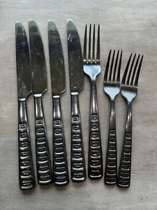 Fiesta Celebration Flatware Stainless Steele Knifes And Forks 7 - Picture 1 of 5