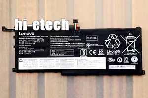 New Genuine 00HW028 52Wh Battery for Lenovo ThinkPad X1 Carbon 4th Gen Yoga - Picture 1 of 3