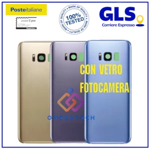 Scocca Posteriore+Vetro Fotocamera per Samsung Galaxy S8+ Plus Sm-G955=Originale - Foto 1 di 2