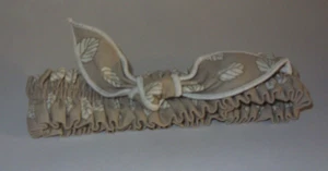 Longaberger Steinblatt kleines Strumpfband mit Schleife für Korb Hergestellt in den USA Top Zustand - Bild 1 von 6