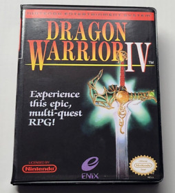 Dragon Warrior IV 4 CASE ONLY Nintendo NES 8 bit Box BEST Quality Available