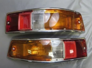 Set of NOS 1965-68 Porsche SWB 911 912 Bosch Euro Taillight Assemblies Housings - Picture 1 of 12