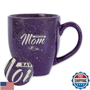 Rico Industries NFL Football Baltimore Ravens Mom Purple 16 oz Team Color Las - Picture 1 of 5