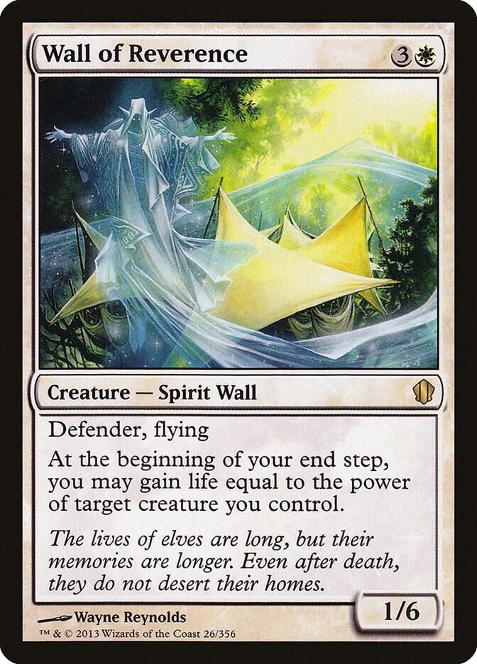 Wall of Reverence - Commander 2013 -(C13)-MTG-LP - Image 1 of 1