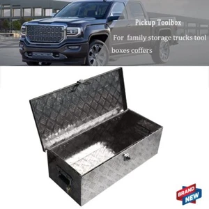 Remolque de aluminio para camioneta pickup de 30" ATV cámper caja de herramientas plataforma RV almacenamiento con cerradura - Imagen 1 de 7