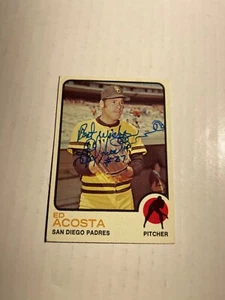 Tarjeta firmada por Pittsburgh Pirates ED ACOSTA - Imagen 1 de 1