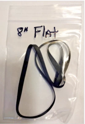 ROBTHEBELTGUY One 8 Inch (203mm x 4mm x .6mm) Audio / Video Flat Rubber Turntable Belt