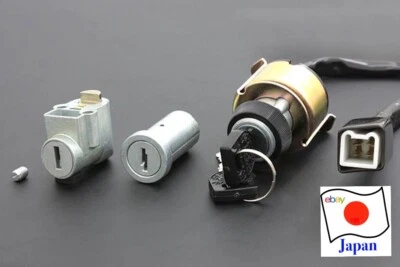 Kawasaki Z1 Z2 1972-1975 Ignition Switch Lock Set Key Kit, Made in Japan Keyed , - Изображение 1 из 4