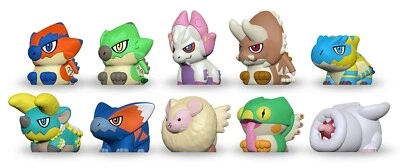 Finger Puppet Monster Hunter Vol.1 10 Pack 2in Figure PVC Statue Capcom Japan... - Immagine 1 di 3