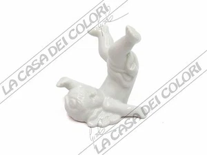 PORCELLANA - ANGIOLETTO CAPRIOLANTE - H 8 cm CIRCA - Picture 1 of 1