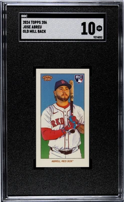 2024 Topps 206 Jose Abreu Old Mill Back SGC 10 - Image 1 of 2