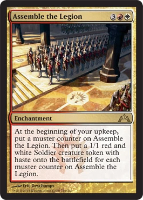 Assemble the Legion -Foil Medium Play MTG Gatecrash - Image 1 of 1