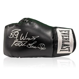 Frank Bruno Signed Black Boxing Glove - Picture 1 of 4