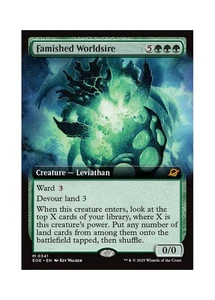 Magic the Gathering MTG EOE Famished Worldsire 341 Regular Near Mint - Picture 1 of 2