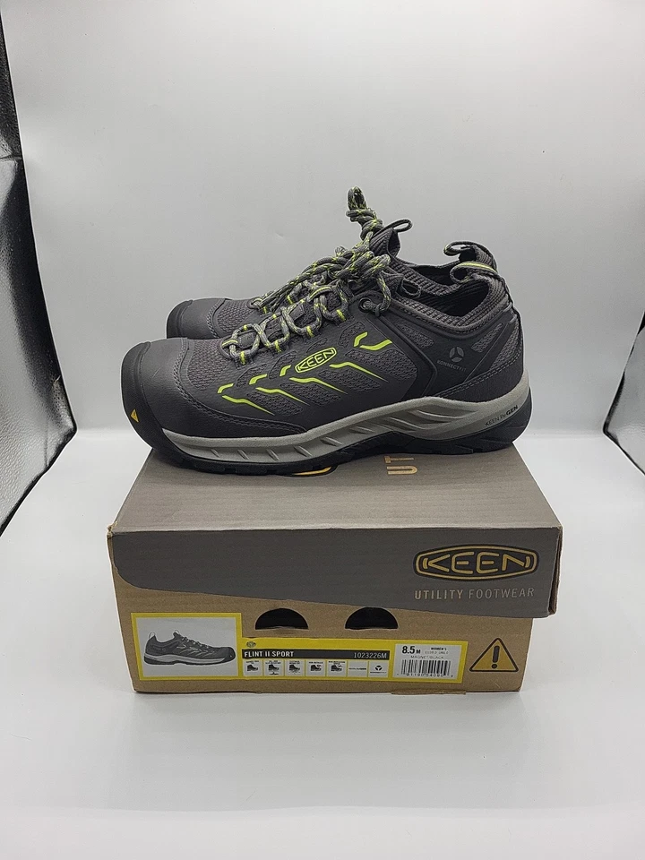 KEEN Utility Women’s 9 W Flint II Sport Work Shoe Safety Toe 1023226