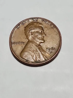 Penny Lincoln Memorial 1961 D bronce Denver Mint Foto 1 de 2