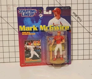 1999 STARTING LINEUP HOME RUN RECORD MARK McGWIRE CARDINALS with CARD MLB NIB - Picture 1 of 5