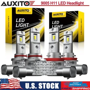 Kit de luces antiniebla blancas 6 piezas 9005 9006 H11 LED DRL - Imagen 1 de 15