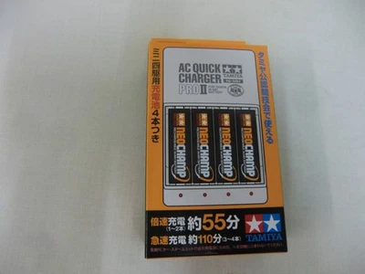 Tamiya Neo Champ AA NiMH Battery Set (4pcs) & Quick Charger PRO II 55116 AC100V - Image 1 of 4
