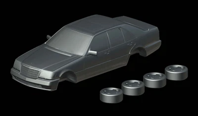 STL File - Mercedes-Benz S600 W140 7.0 AMG (1995) -3D Print 1/87 64 43 32 24 18 - Image 1 of 4