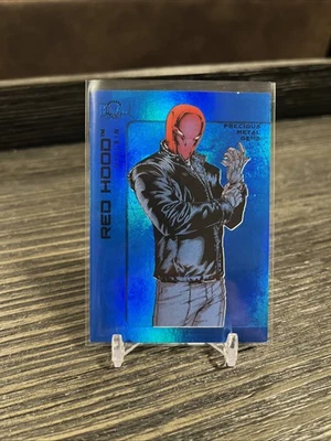 2025 Skybox Metal Universe Batman Red Hood Blue PMG /50 Precious Metal Gems #135 - Image 1 of 3