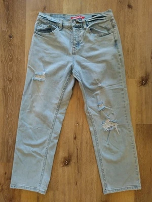 Pantalones de mezclilla para mujer Union Bay talla 1 vintage novio rectos lavado claro desgastados Foto 1 de 3