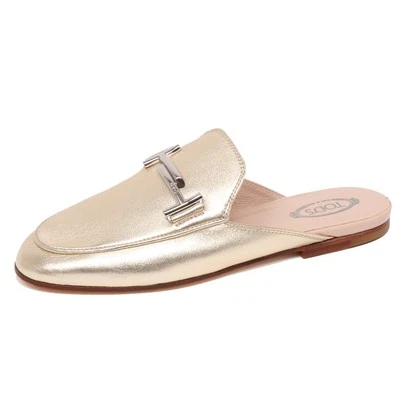 F5396 sabot donna light gold TOD’S scarpe scolorito faded shoe woman - Photo 1/4
