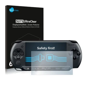 6x Savvies Film Protection Ecran pour Sony PSP 2000 Film Protecteur Clair - Photo 1/11