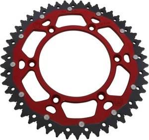 Moose Dual Ring Rear Sprocket 50T Aluminum Red Gas Gas MC 125 2021 - Picture 1 of 1