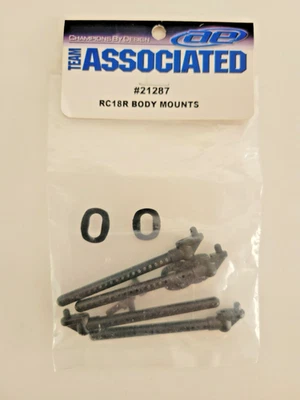 Team Associated #21287 Body Mounts Front and Rear Fits: RC18R SC18 APEX Touring - Image 1 of 4