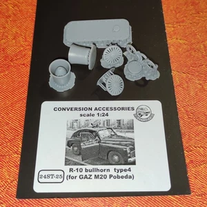 R-10 bullhorn  type4 (for GAZ M20 Pobeda) - Start 43 St25 skala 1/24 - Imagen 1 de 1