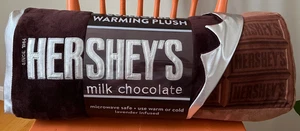 Neu Hershey Milchschokoriegel Kissen Sammlerstück wärmende Wärmetherapie Plüsch - Bild 1 von 13