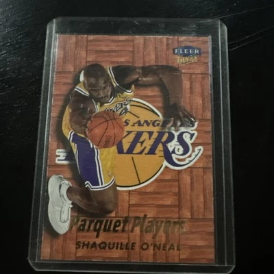 1999-00 Fleer Ultra Parquet Players Shaquille O'Neal Inserto #4 de 15 PP Lakers Foto 1 de 2