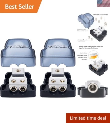 Corrosion-Resistant Car Audio Distribution Block - High Performance, 2 Pack - Image 1 of 4