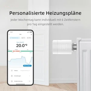 Smart Radiator Thermostat with WiFi Control App Programmable Timer Silent Use - Picture 1 of 7