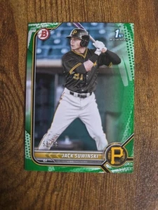 2022 Topps Bowman Baseball Jack Suwinski 1st Bowman BP-84 Green # /99 PIRATES - Bild 1 von 3