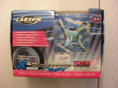 CARSON Funkferngesteuerter MINI QUADCOPTER RTF 4 Kanal - Bild 1 von 4