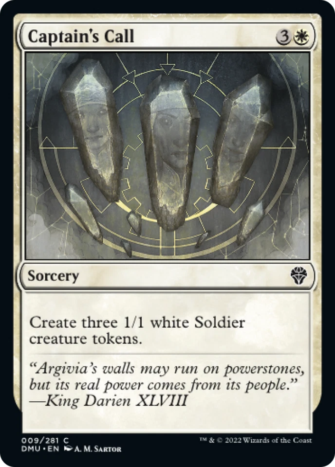 CAPTAIN'S CALL x4 mtg NM-M Dominaria United 4 Common - Image 1 of 1