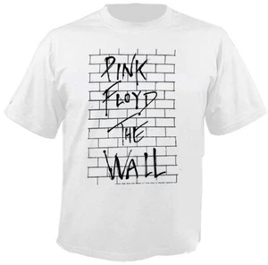 PINK FLOYD - The Wall - Album Cover - White - T-Shirt - Foto 1 di 1